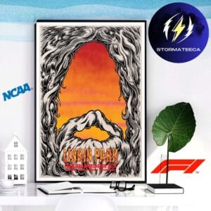 Linkin Park From Zero World Tour Melbourne Australia 2026 Night 2 Gig Poster At Rod Laver Arena On March 10 2026 Home Decor Poster Canvas