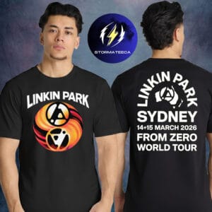 Linkin Park Sydney Exclusive Tee From Zero World Tour 2026 At Qudos Bank Arena In Sydney AU On March 14 15 2026 Two Sided Unisex T-Shirt