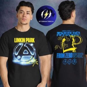 Linkin Park x Deus Ex Machina Melbourne Pop Up Merch From Zero World Tour 2026 Logo Two Sided Unisex T-Shirt