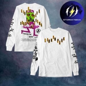 Linkin Park x Deus Ex Machina Melbourne Pop Up Merch From Zero World Tour 2026 Minimal Logo White Unisex Long Sleeve Shirt