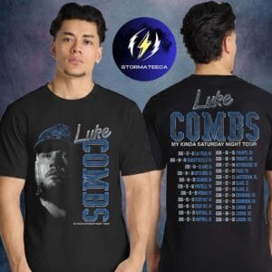 Luke Combs Merch My Kinda Saturday Night Tour 2026 Vintage Photo Two Sided Unisex T-Shirt
