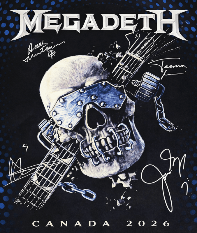 Megadeth Canada Tour 2026 Merch The Ultimate Fan Collection
