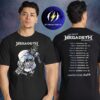 Megadeth Merch Canada 2026 Tour Fire Skull Made To Kill Tour Dates Two Sided Unisex T-Shirt