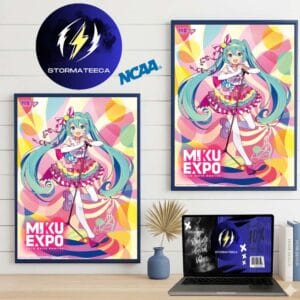 Miku Expo 2026 North America Tour Home Decor Poster Canvas