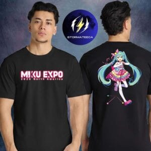 Miku Expo 2026 North America Tour Two Sided Unisex T-Shirt