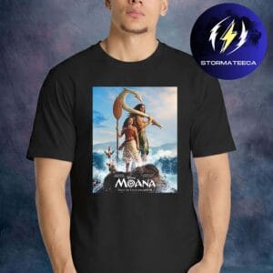 Moana New Official Poster Film The Ocean Is Calling Released On July 10 2026 Unisex T-Shirt