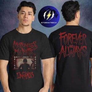 Motionless In White Merch Afraid Of The Dark Tour 2026 Forever And Always Two Sided Unisex T-Shirt