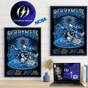 Pennywise Latin American Tour 2026 Schedule Home Decor Poster Canvas
