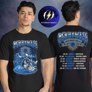 Pennywise Latin American Tour 2026 Schedule Two Sided Unisex T-Shirt