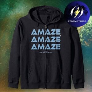 Project Hail Mary Merch Amaze Logo Unisex Zip Hoodie Shirt