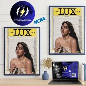 Rosalia Poster Exclusive The Lux Tour 2026 Schedule Home Decor Poster Canvas
