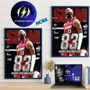 SLAM 261 Bam Adebayo Magazine Forever Stamped In History Home Decor Poster Canvas