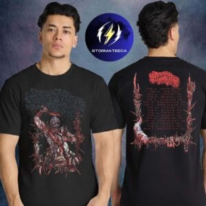 Sanguisugabogg Merch Tour Dates 2026 Two Sided Unisex T-Shirt