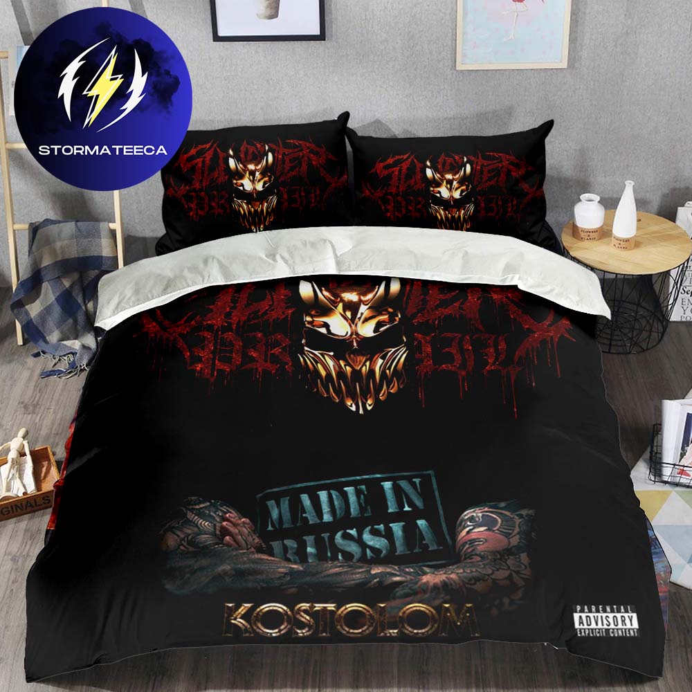 Slaughter To Prevail Kostolom Album Cover Bedding Set Slaughter To Prevail Kostolom Album Cover Bedding Set