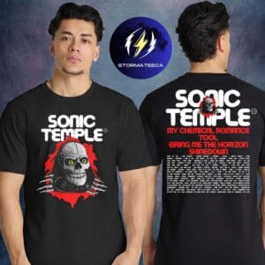 Sonic Temple 2026 Merch Music Festival On May 14-17 2026 In Columbus Ohio The Ripper Two Sided Unisex T-Shirt