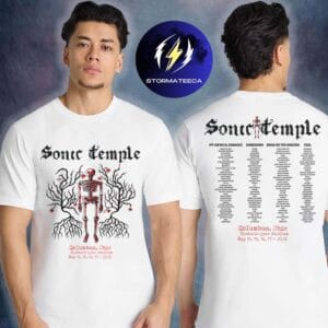 Sonic Temple 2026 Merch Music Festival On May 14-17 2026 In Columbus Ohio Wilted Two Sided Unisex T-Shirt