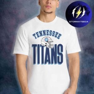 Tennessee Titans Merch New Logo Helmet Gameday Couture Fierce Focus Relaxed Fit Unisex T-Shirt