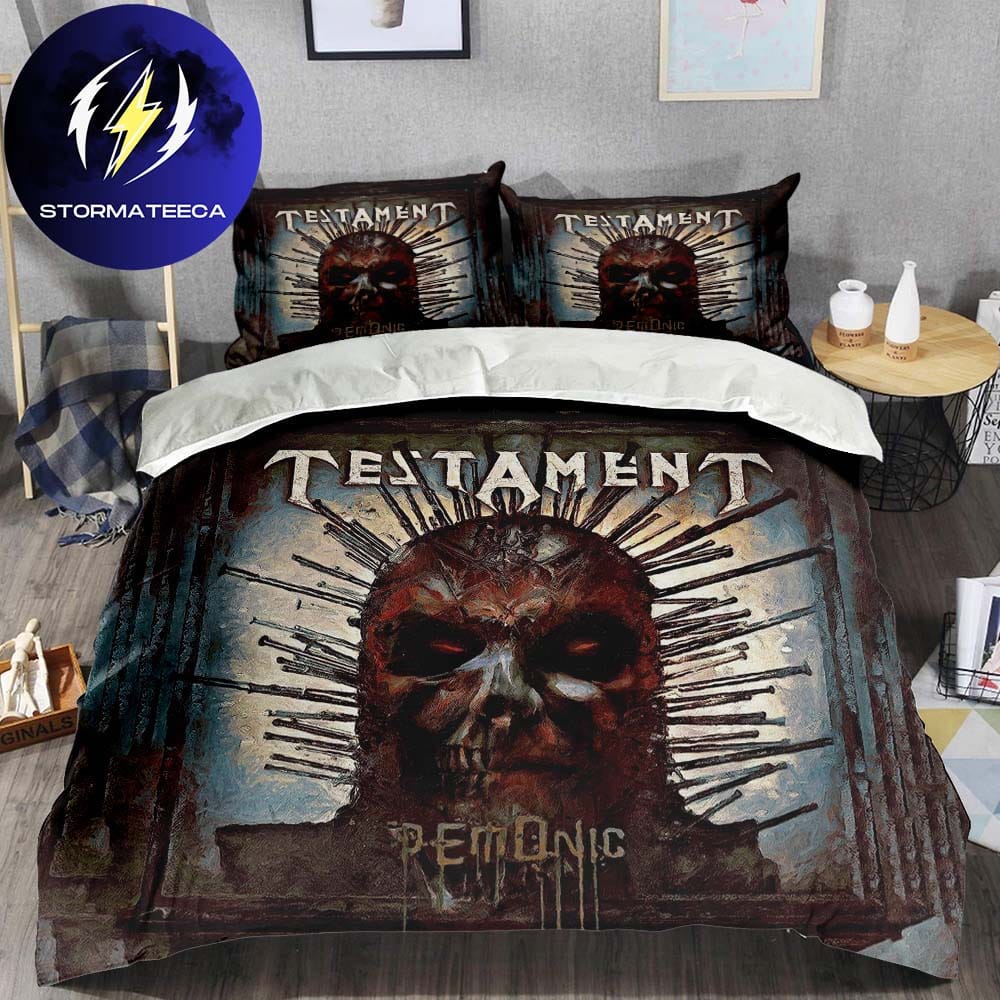 Testament Demonic Album Cover Bedding Set Testament Demonic Album Cover Bedding Set