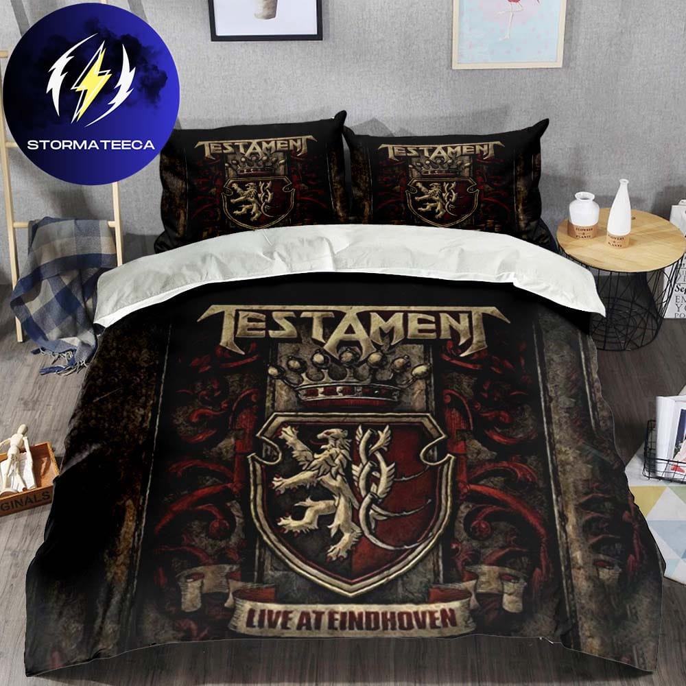 Testament Live At Eindhoven Album Cover Bedding Set Testament Live At Eindhoven Album Cover Bedding Set