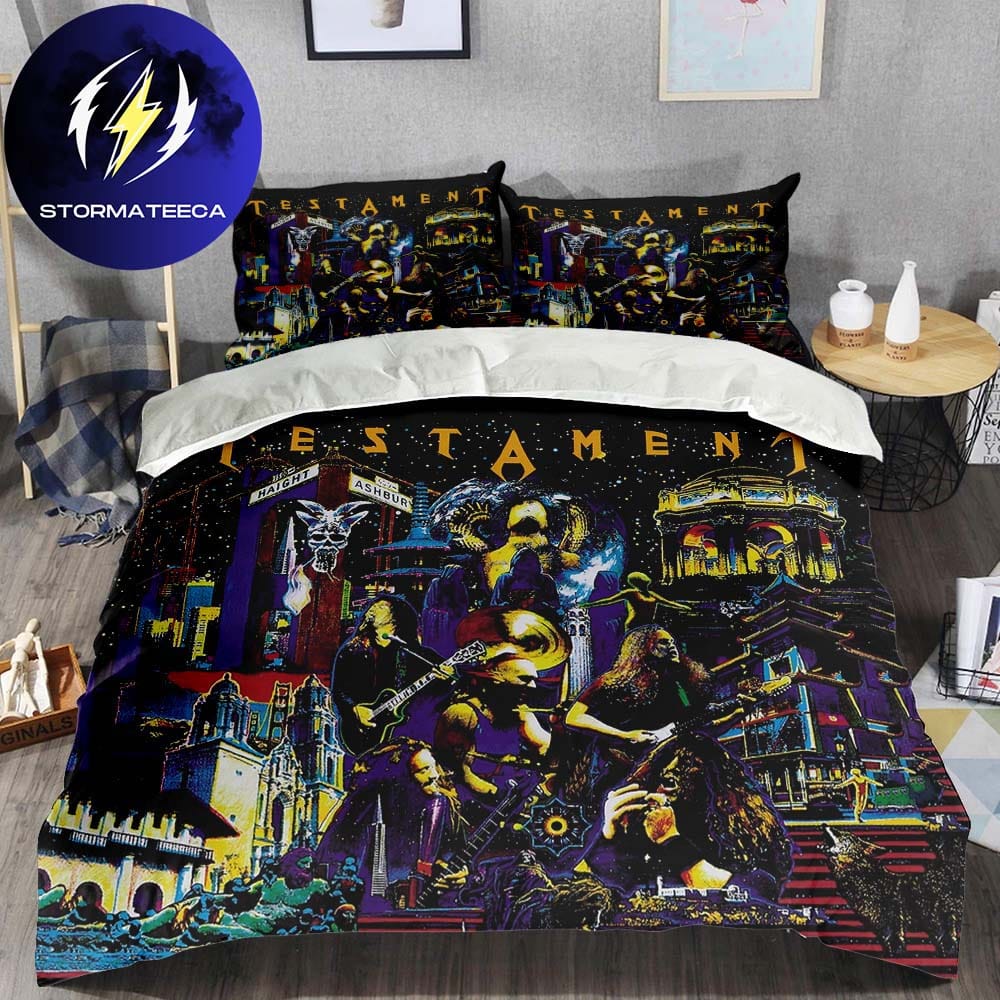 Testament Live At The Fillmore Album Cover Bedding Set Testament Live At The Fillmore Album Cover Bedding Set