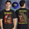 Testament Thrash Of The Titans North America Tour 2026 Pop Up Merch Roadmap Two Sided Unisex T-Shirt