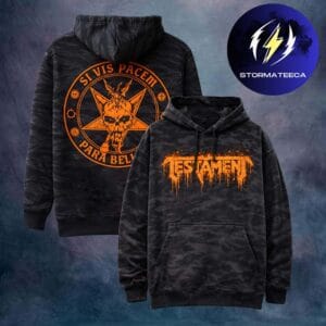 Testament Thrash Of The Titans North America Tour 2026 Pop Up Merch Logo Unisex Hoodie Shirt