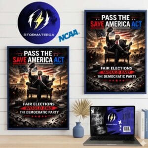 Thank You Trump Pass The Save America Act Home Decor Poster Canvas