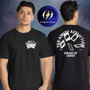 The Amity Affliction Limited Edition House Of Cards Two Sided Unisex T-Shirt