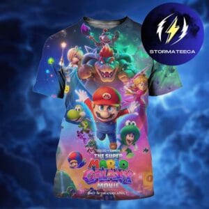 The Super Mario Galaxy New Poster Film Out April 1st All Over Print Shirt