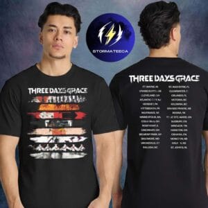 Three Days Grace Merch Tour 2026 Alienation Two Sided Unisex T-Shirt