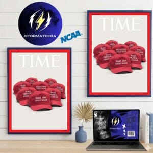 Time New Cover Poster Trump War Home Decor Poster Canvas