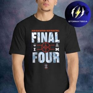 UConn Huskies 2026 NCAA Men’s Basketball Tournament March Madness Final Four Road Map Unisex T-Shirt