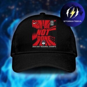 UConn Huskies x Nike 2026 NCAA Men’s Basketball Tournament March Madness Final Four Locker Room We’re Not Done Classic Cap Hat Snapback