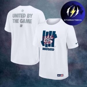 USA Baseball Merch 2026 World Baseball Classic Complex Undefeated United By The Game Unisex T-Shirt