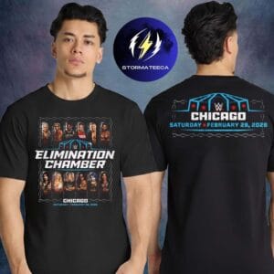 WWE Merch Elimination Chamber 2026 Event Two Sided Unisex T-Shirt