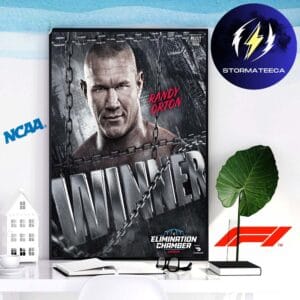 WWE Randy Orton Elimination Chamber 2026 Men’s Match Winner Home Decor Poster Canvas