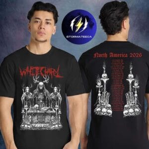 Whitechapel Merch North America Tour 2026 The Ritual Of Whitechapel Tour Dates Two Sided Unisex T-Shirt