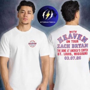Zach Bryan With Heaven On Tour 2026 Exclusive Event Tee St Louis Merch At The Dome At America’s Center In St Louis Missouri On March 7 2026 Two Sided Unisex T-Shirt