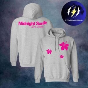 Zara Larsson Merch Midnight Sun Tour 2026 Flower Two Sided Hoodie Shirt