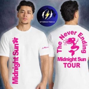 Zara Larsson Merch Midnight Sun Tour 2026 Never Ending Two Sided Unisex T-Shirt