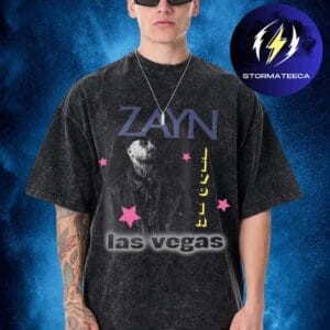 Zayn Merch Live In Las Vegas Photo Star Washed T-Shirt