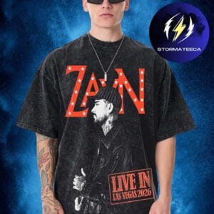 Zayn Merch Vegas Red Logo Washed T-Shirt