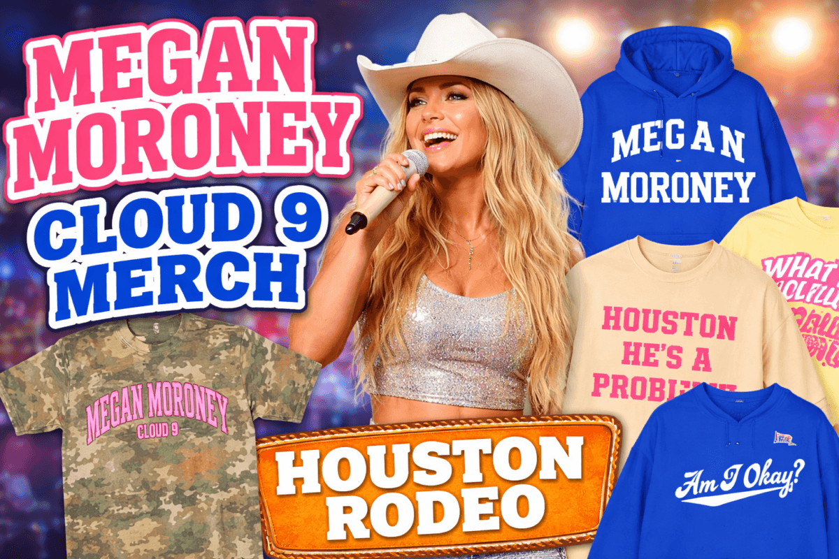 Megan Moroney Houston Rodeo merch promo
