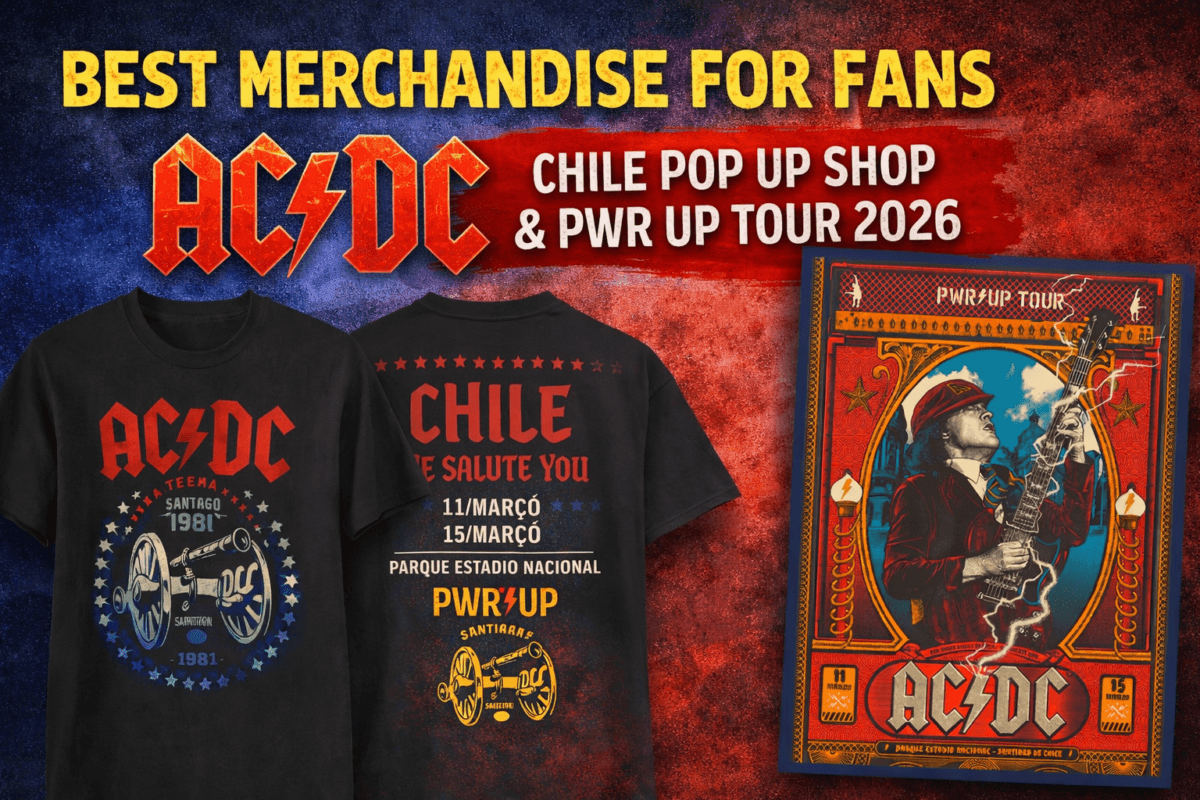 AC/DC Chile pop-up & tour merch