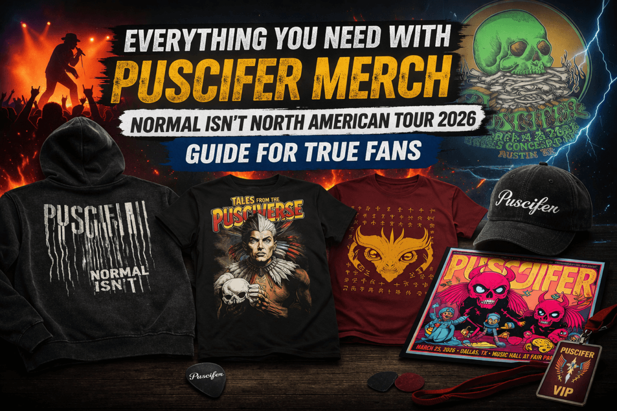 Puscifer tour merch guide 2026