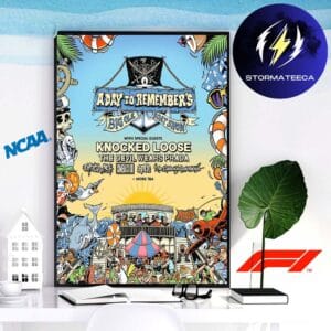 A Day To Remember Big Ole Boat Show Event Poster With Knocked Loose And The Devil Wears Prada On April 28 May 2 2027 Home Decor Poster Canvas