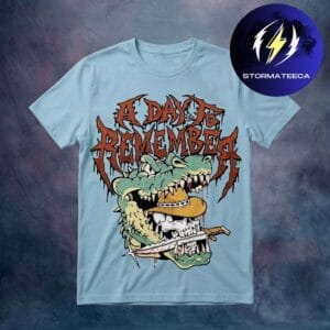 A Day To Remember Merch Big Rock Tour 2026 With Papa Roach Crocodile Ocean Unisex T-Shirt