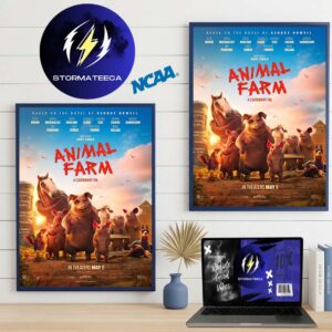 Animal Farm Movie Official Poster On Theaters 1 May 2026 Home Decor Poster Canvas