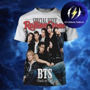 BTS x Rolling Stone Cover Special Issue Bts Back On Top All Over Print Shirt