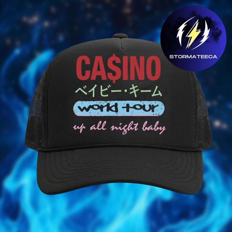Baby Keem Merch Casino World Tour 2026 Trucker Hat